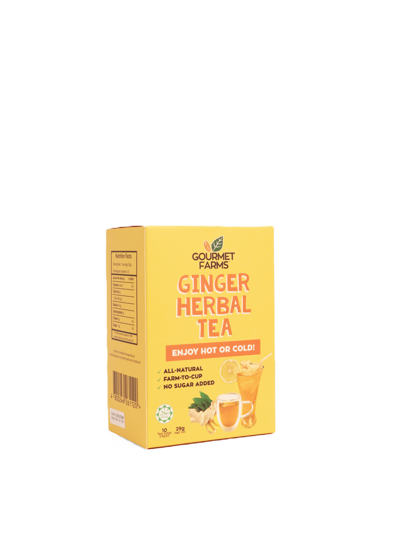 Gourmet Farms Herbal Tea Ginger
