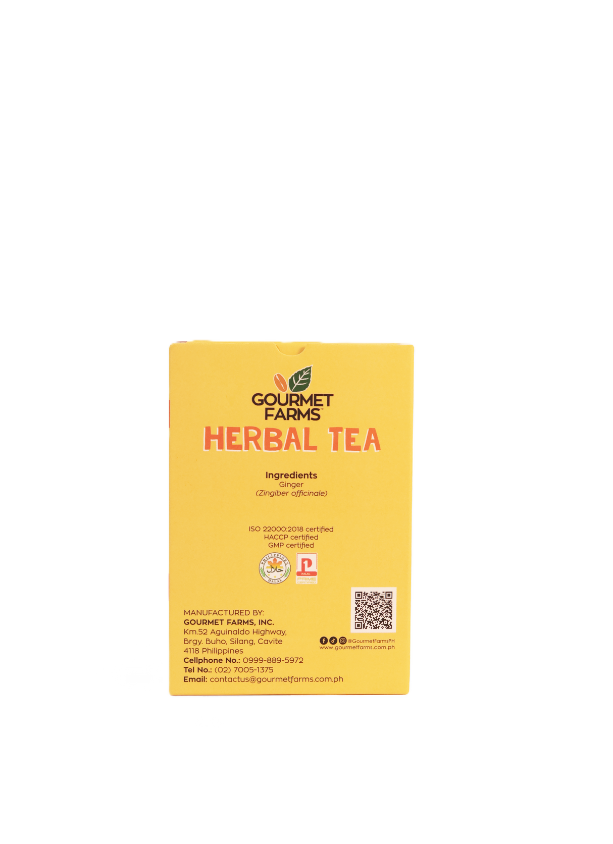 Gourmet Farms Herbal Tea Ginger