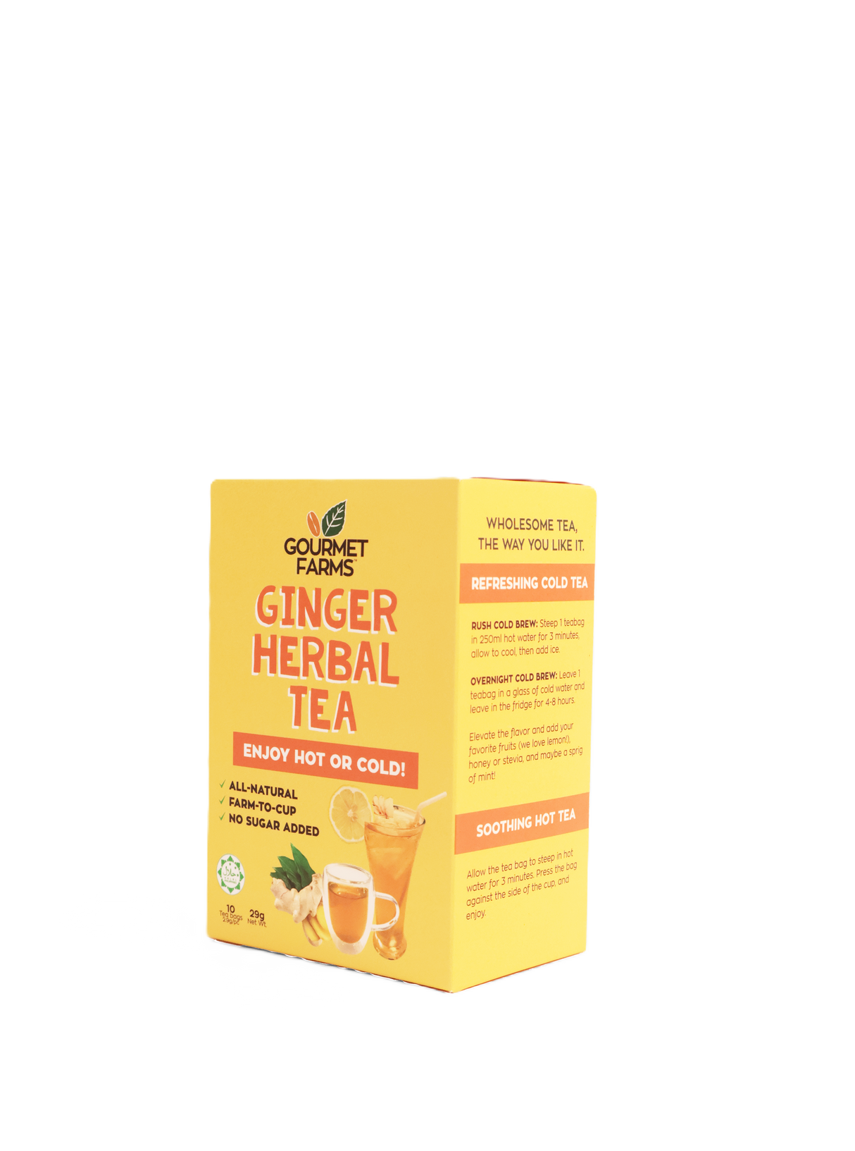 Gourmet Farms Herbal Tea Ginger