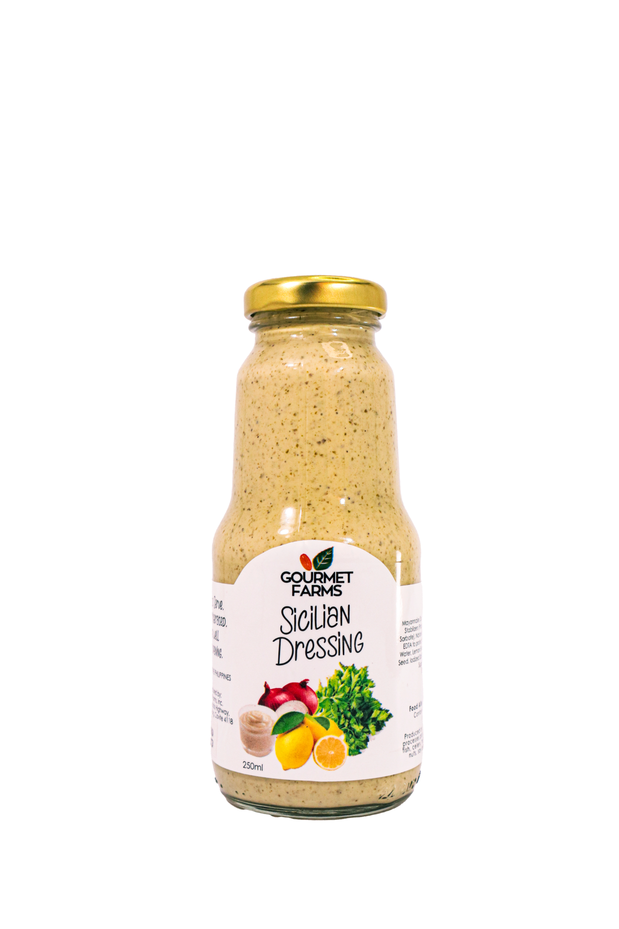 Gourmet Farms Sicilian Dressing | Mediterranean Olive Oil & Vinegar Blend