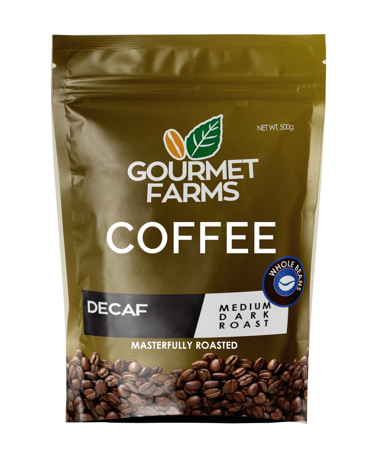 Gourmet Farms Arabica Coffee 500g | Hazelnut, Barako, Premium | Whole Bean, Drip & Coarse  Grind