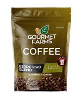 Gourmet Farms Expresso Blend Coffee – Whole Bean & Ground 500g & 250g