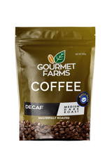 Gourmet Farms Coffee Decaf, Whole beans & ground, 250g & 500g