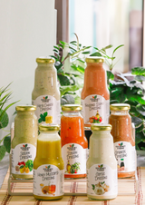 Gourmet Farms Garlic Dressing | Bold Garlic & Olive Oil Dressing with Anchovy