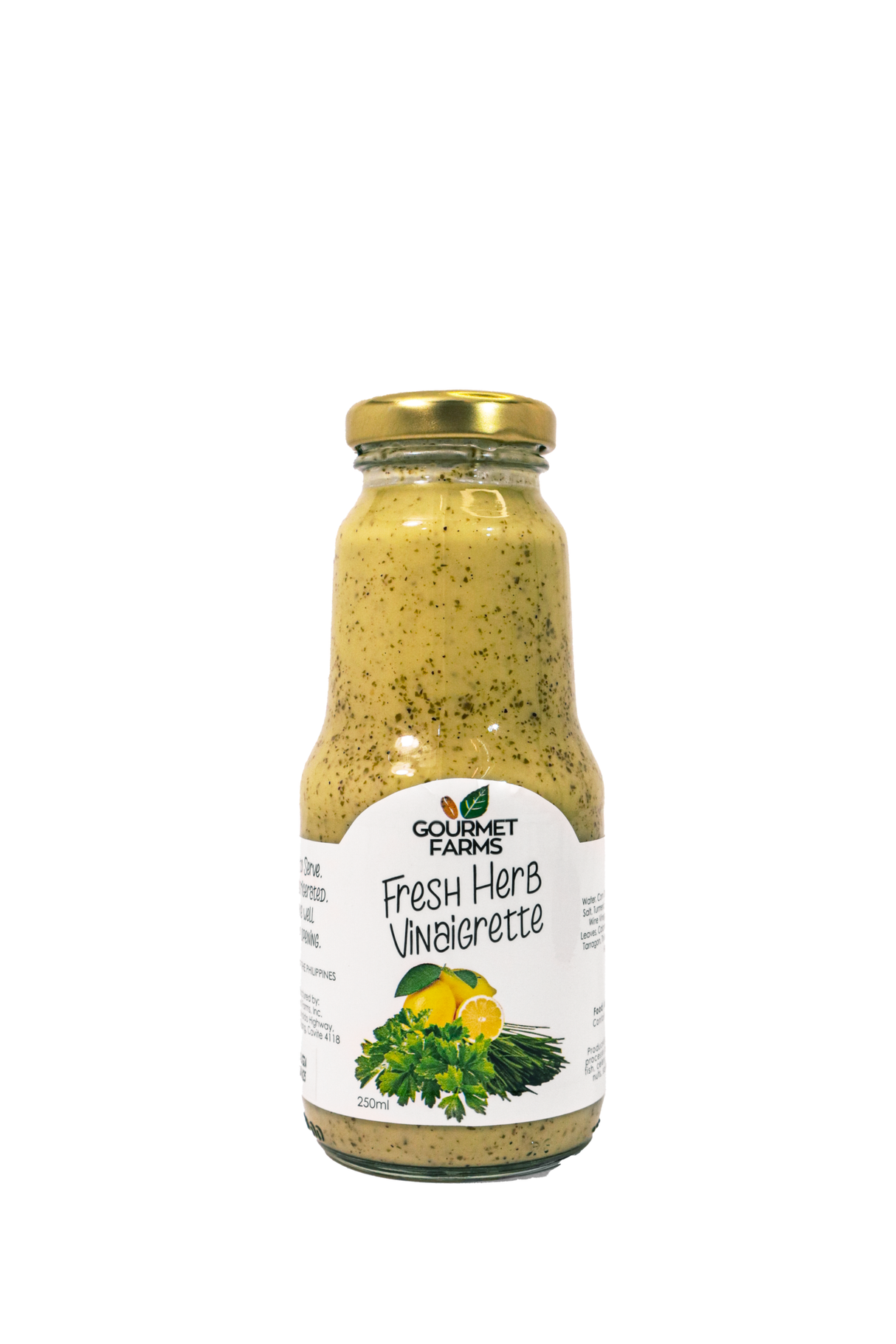 Gourmet Farms Fresh Herb Vinaigrette – Zesty Lemon, Cilantro, and Garlic in Every Drop