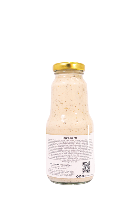 Gourmet Farms Garlic Dressing | Bold Garlic & Olive Oil Dressing with Anchovy