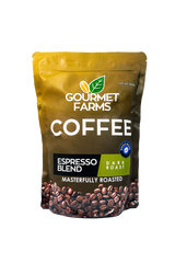 Gourmet Farms Expresso Blend Coffee – Whole Bean & Ground 500g & 250g