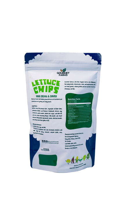 Gourmet Farms Lettuce Chips Sour Cream & Chives
