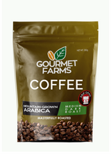 Gourmet Farms Mountain-Grown Arabica Blend Coffee – Whole Bean & Ground 500g & 250g