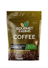 Gourmet Farms Mountain-Grown Arabica Blend Coffee – Whole Bean & Ground 500g & 250g