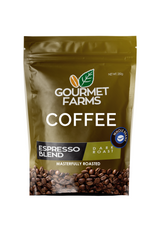Gourmet Farms Expresso Blend Coffee – Whole Bean & Ground 500g & 250g
