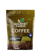 Gourmet Farms Expresso Blend Coffee – Whole Bean & Ground 500g & 250g
