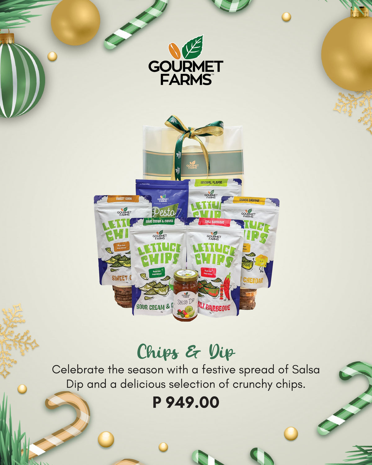 The Chips & Dip Holiday Bundle – 6-Pack Assorted Snack Gift Set