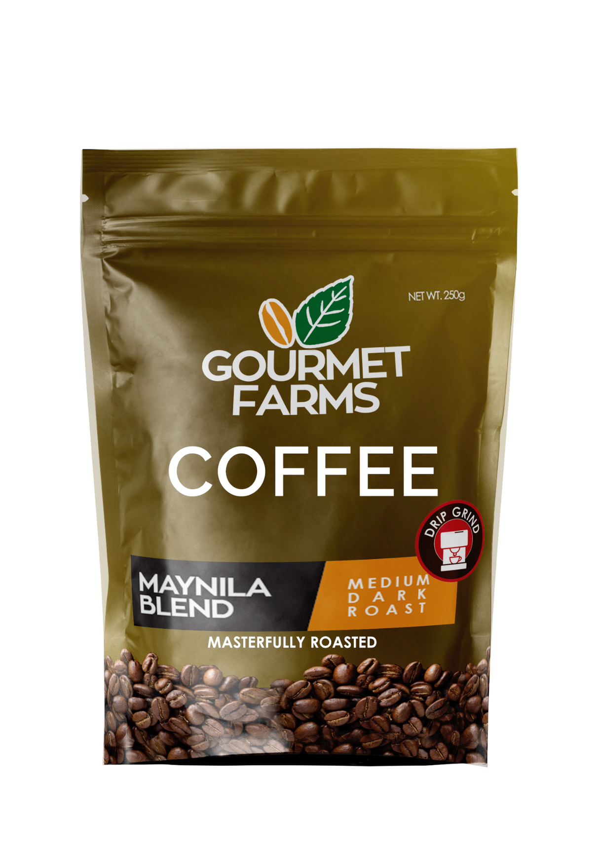 Gourmet Farms Maynila Blend Coffee – Whole Bean & Ground 500g & 250g