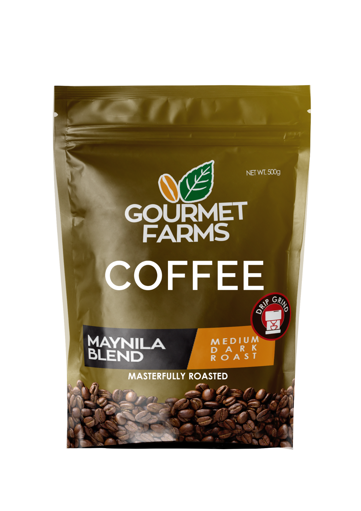 Gourmet Farms Maynila Blend Coffee – Whole Bean & Ground 500g & 250g