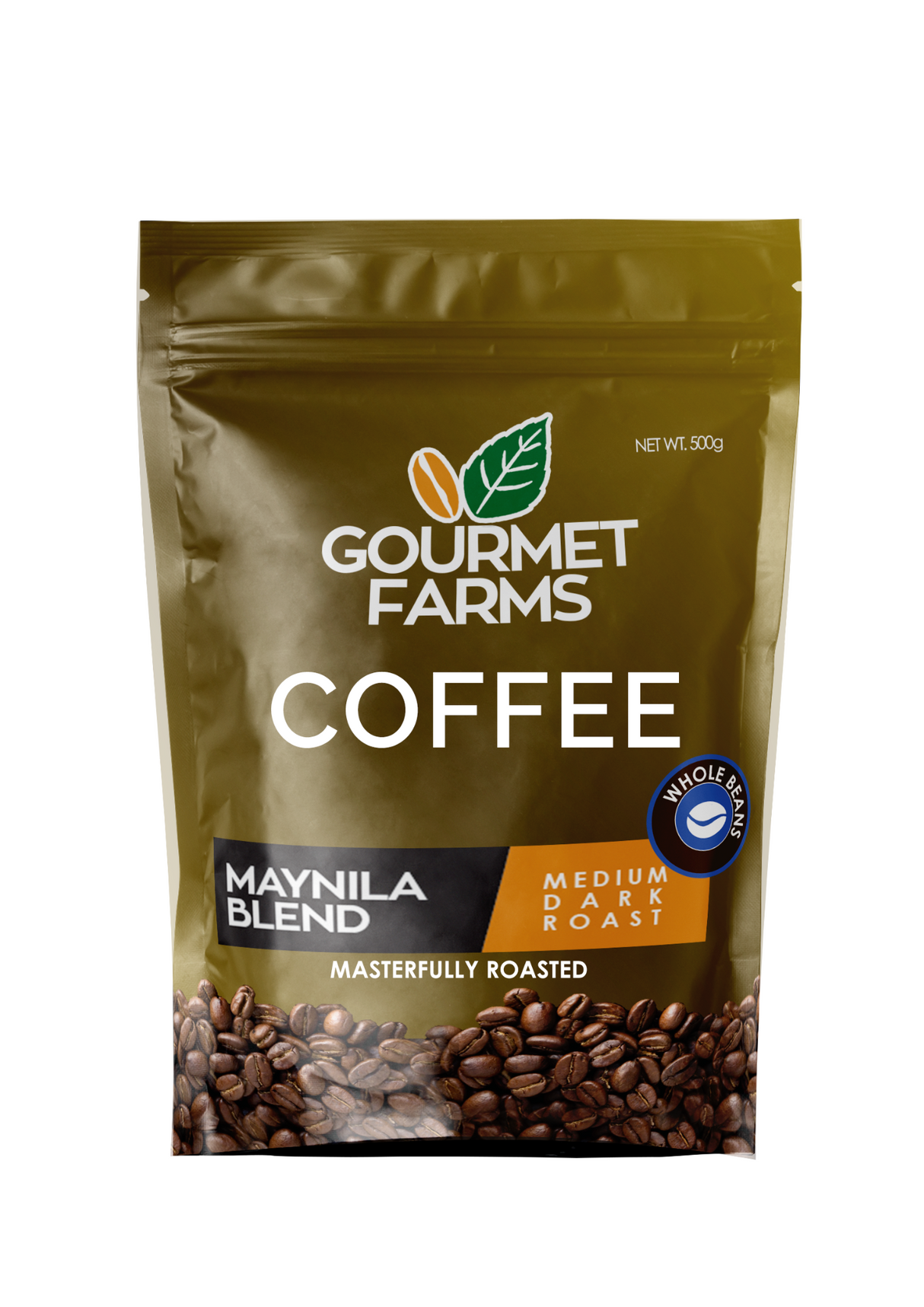 Gourmet Farms Maynila Blend Coffee – Whole Bean & Ground 500g & 250g
